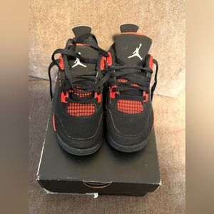 Air Jordan 4 Red Thunder Sz 12C